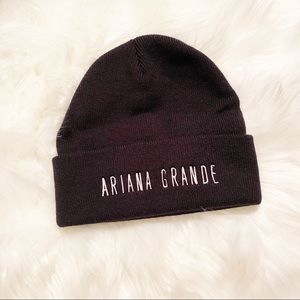 Ariana Grande Black Beanie